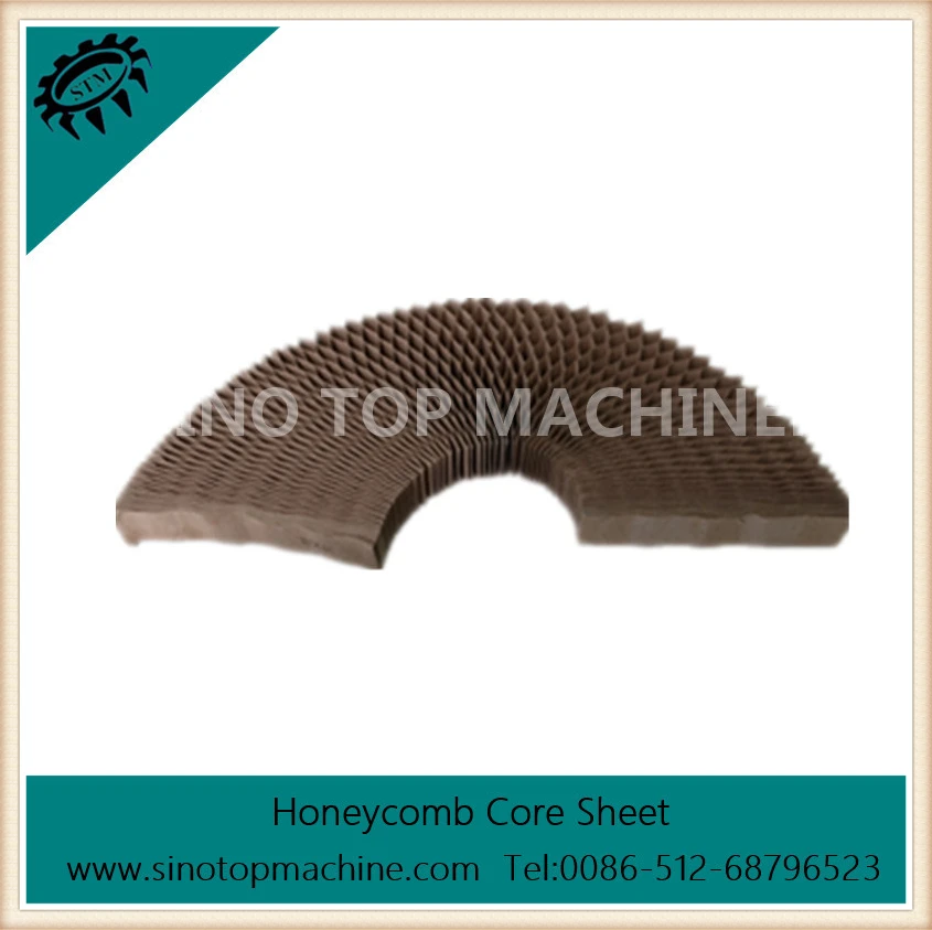 
 Гофрированный картон ламинированные с сотовым заполнителем  