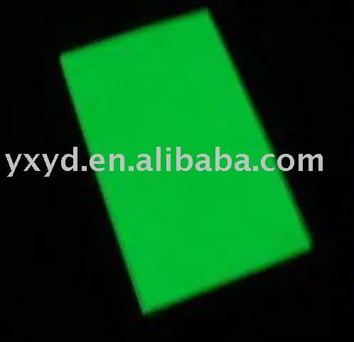 
luminescent PVC plate/photoluminescent sheet/glowing sheet 