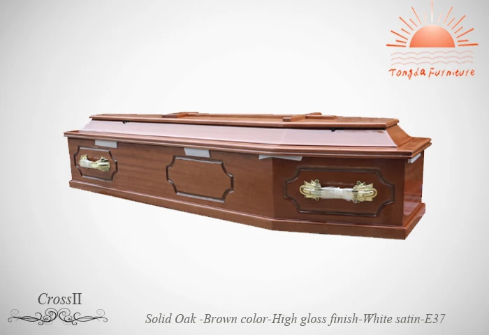 Td-e37 похороны твердой древесины гроб для продажи