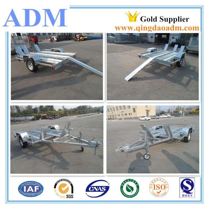 Hot sale galvanized Australia standard motorcycle trailer