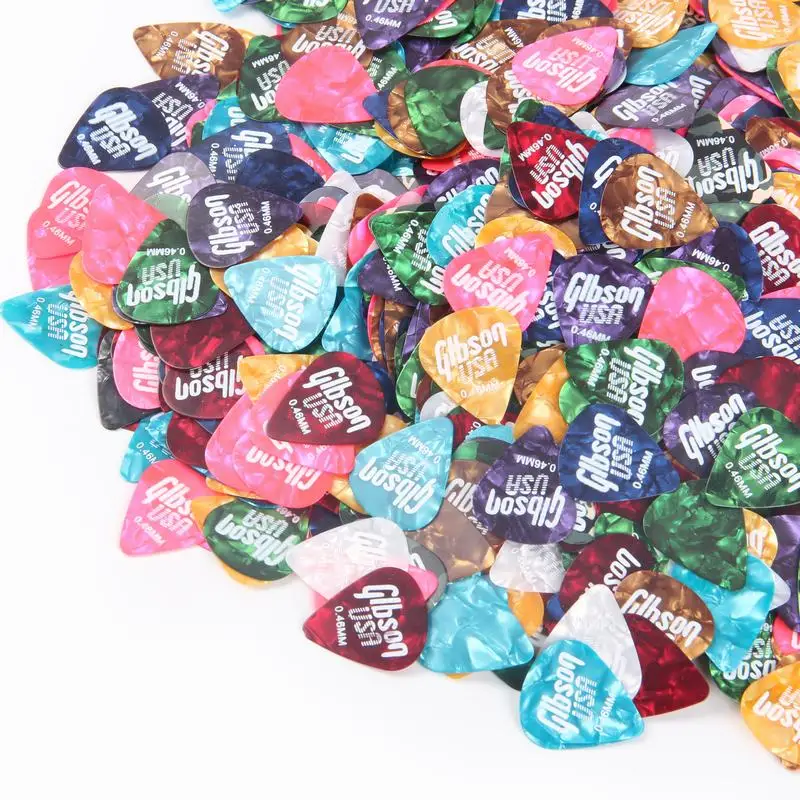 Custom Logo Music Instruments Accessories Delrin Machine White Guitar Picks Plastic Heart Alice ROHS Custom Color Violin Picks