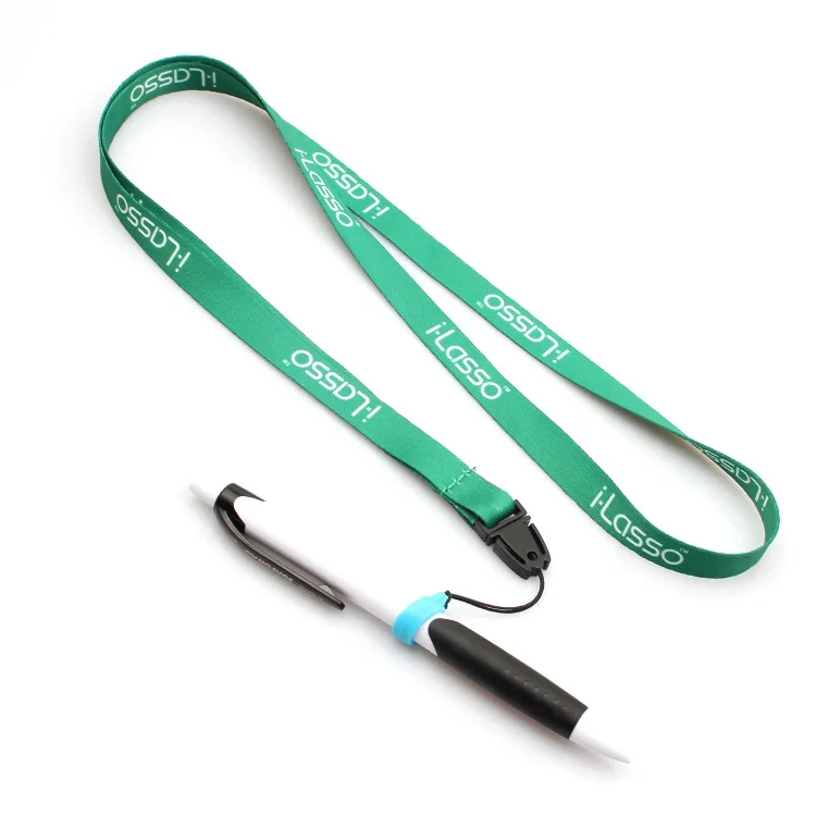 Wholesale sublimation polyester personalized pen holder neck lanyard with logo