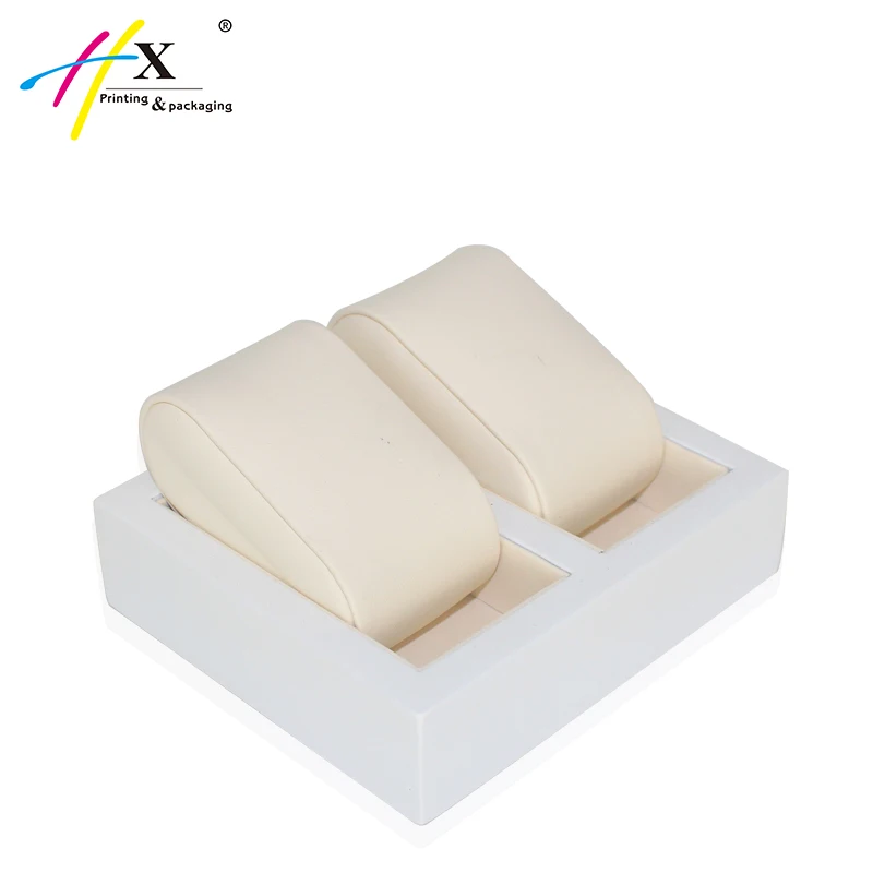 specialist shop counter display wood watch display with brand logo