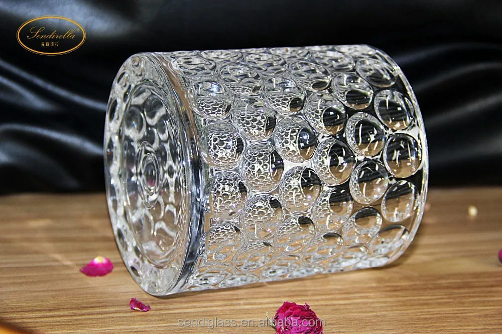 Sendirella Round Point Home deco Glass Candle Holder