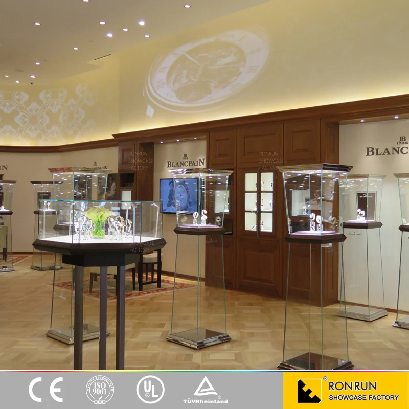 Jewellery showroom design museum glass showcases jewelry furniture