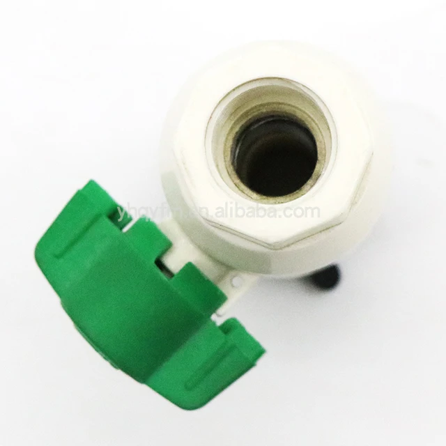 Plastic PPR Ball Valves ABS Handle Gardening Greenhouse light weight cheap price pressure water plastic ball valve with nut