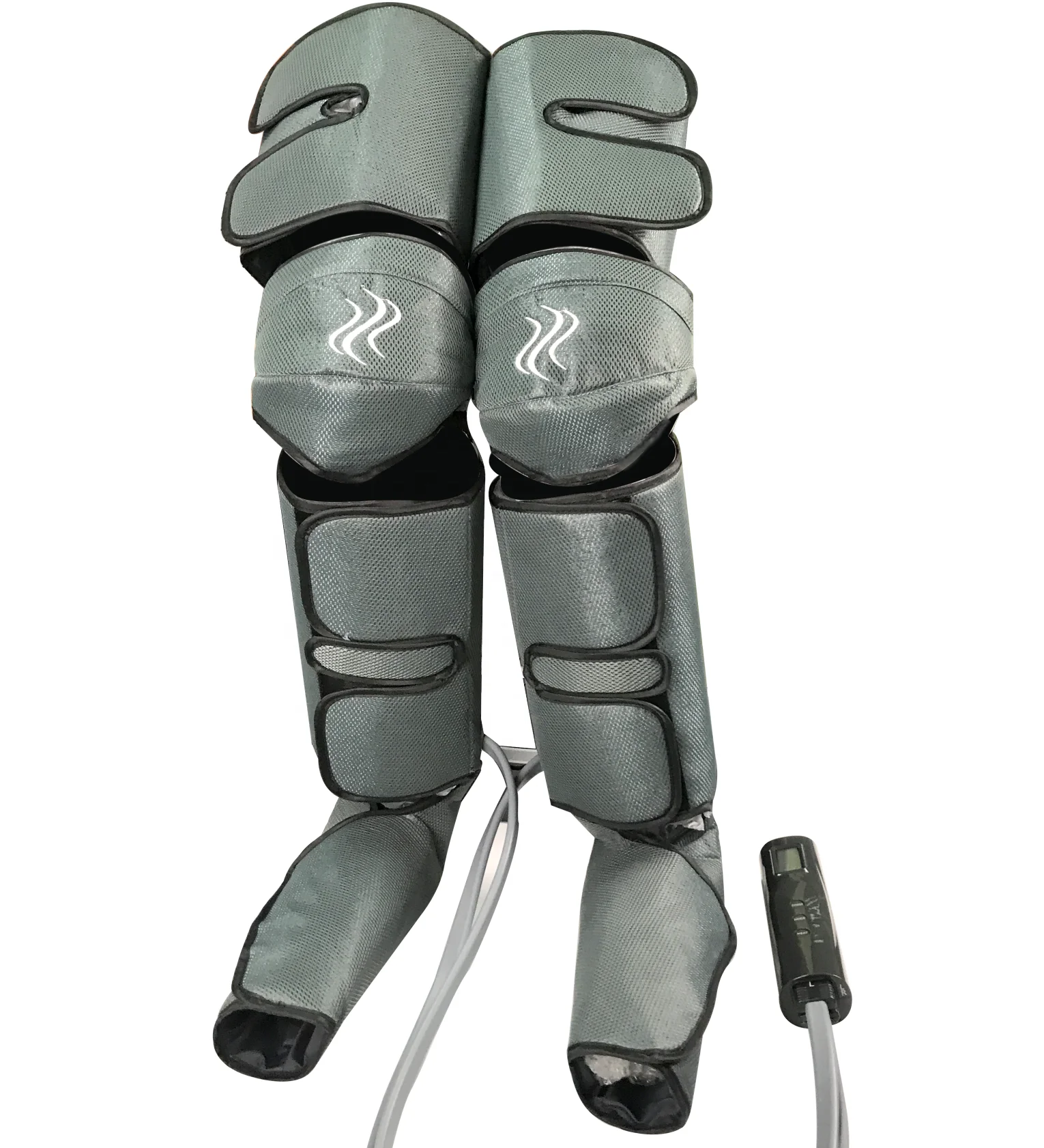 Air Wave Massager Pressure Physiotherapy Instrument Pneumatic Circulation Air Pressure Leg Massager with Knee Heat