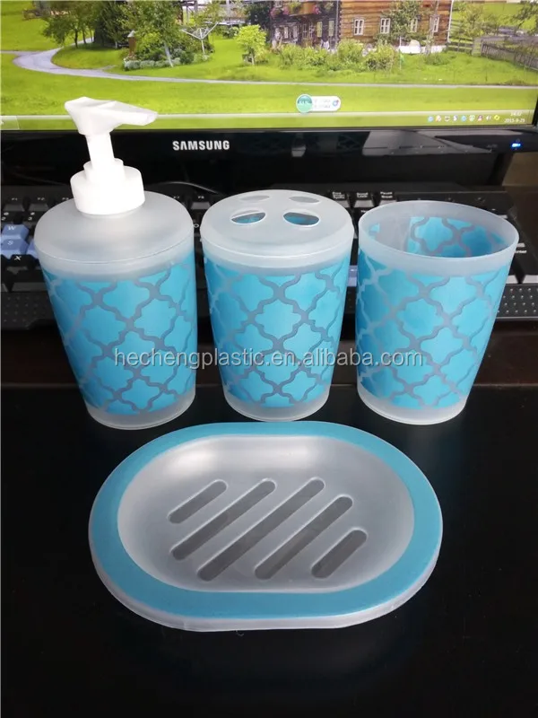Cheap Sale Children PP Bathroom Accessories New Hotel Bath Set