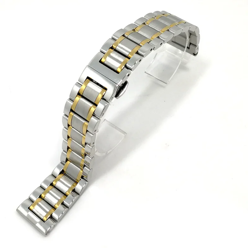 
16 18 20 22mm classic metal stainless steel watch band strap watch bracelet 