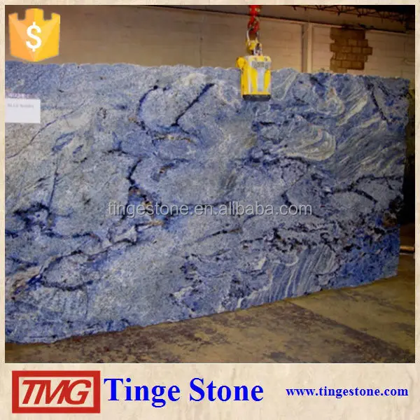 
Natural Stone Azul Bahia Granite For Luxury Countertop, table top 