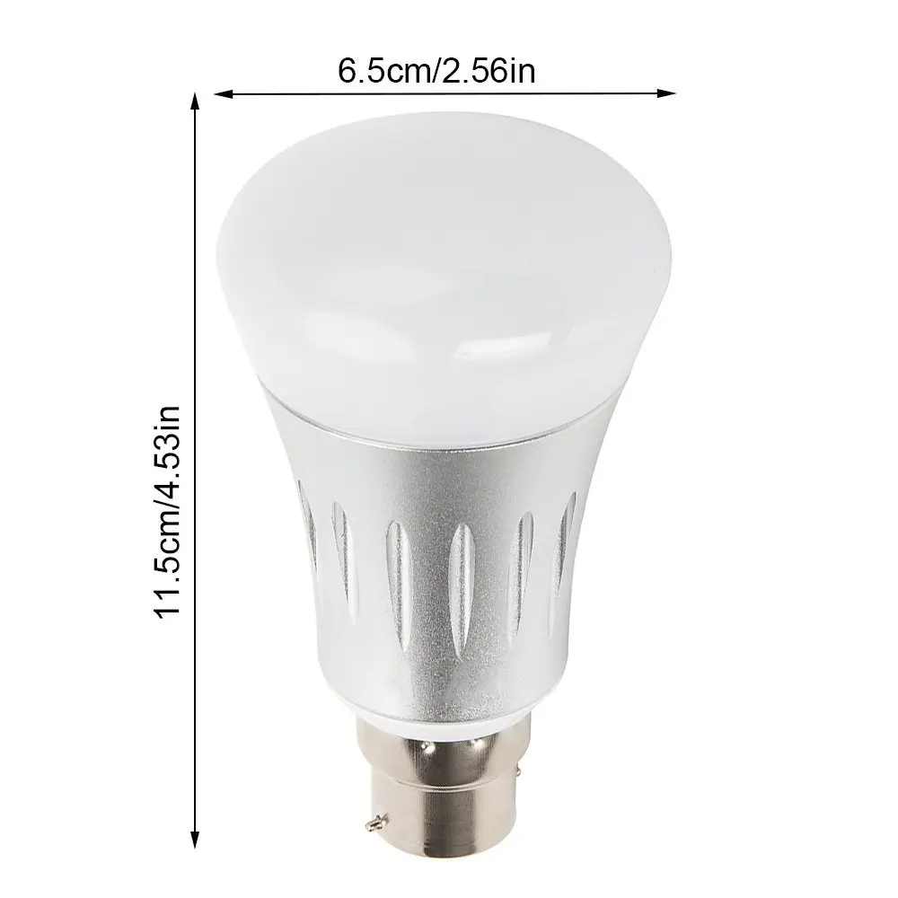 Приглушаемая светодиодная смарт-лампа B22 bayonet, многоцветная 7 Вт RGBW alexa google home, решение Tuya smart life