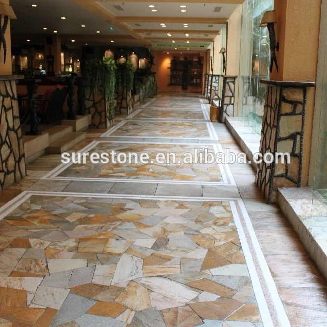 Cheap flooring natural stone slate Quartzite Culture Stone Wall Tiles