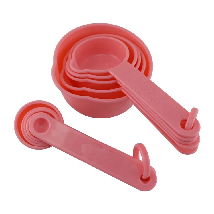 
Wholesale Good Quality Food Grade 6pcs Plastic Measuring Spoons 