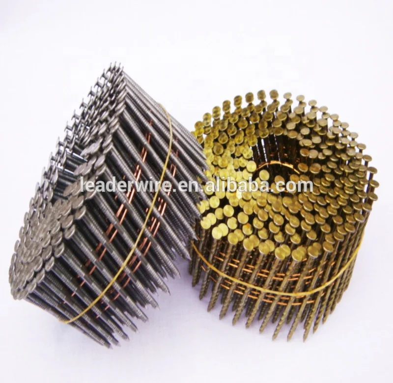 Paslode Carbon Steel Flat Head Smooth Shank Wire Pallet Coil Nails