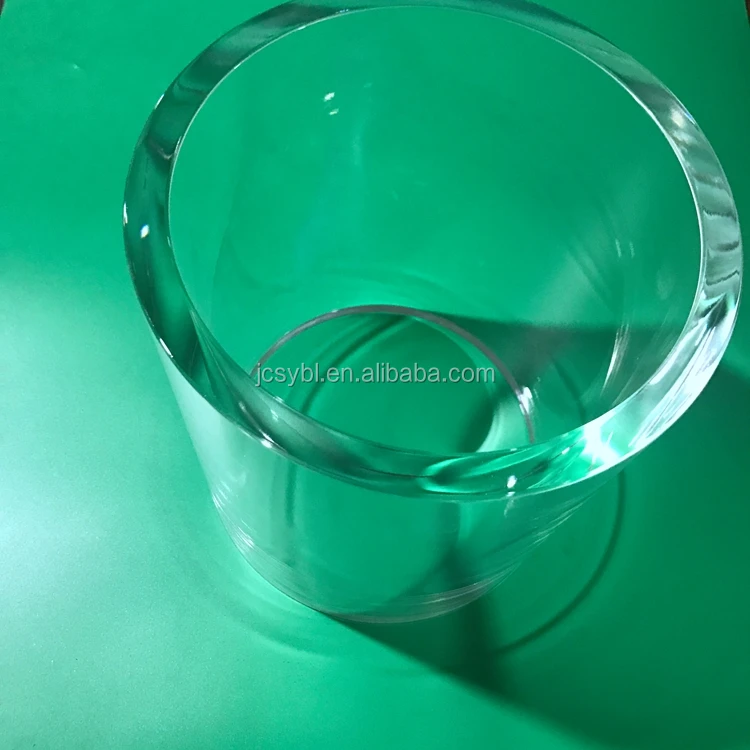 
Transparent borosilicate glass tube 