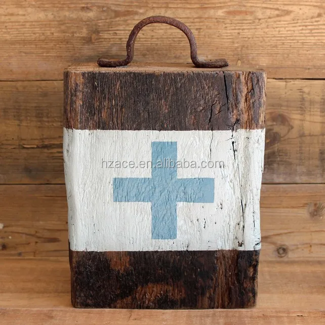 reclaimed wooden door stop