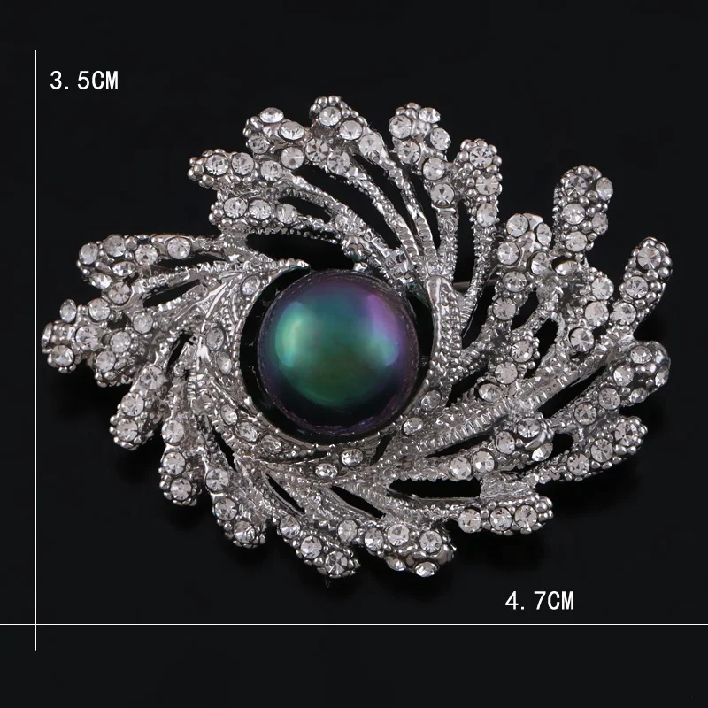 Jewelry factory wholesale cheap Deluxe Rhinestone Wedding Brooch