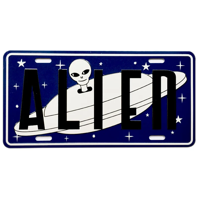 Custom Aluminum Embossed Car License Plates