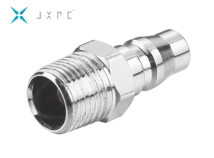 Gas Fitting Tube Connector Pneumatic Quick Steel and Brass Coupling