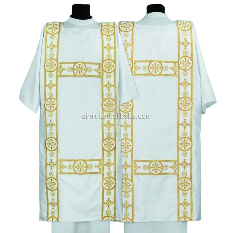 Wholesale Cross Vestment Vintage Gold Brocade Dalmatic