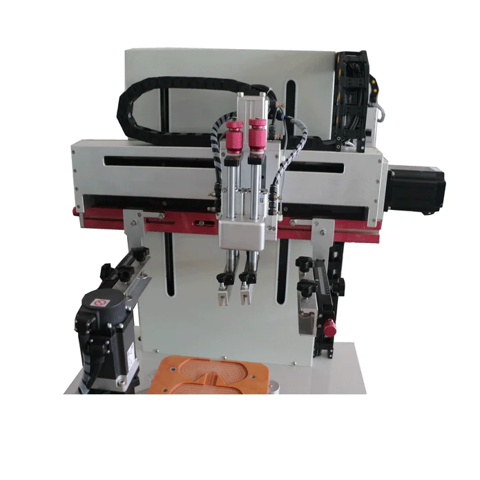 Used Automatic Feeding Screen Printing Machine for Memory Card USB Lighter with Rotary Worktable for Label Printer