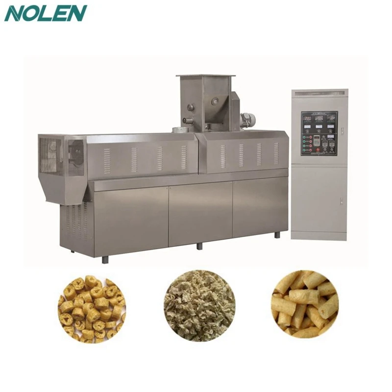 
High Quality Textured Vegetable Protein /textured Soy Protein Making Machine Soybean Meal, Peanut Meal Etc. Twin-screw Extruder 