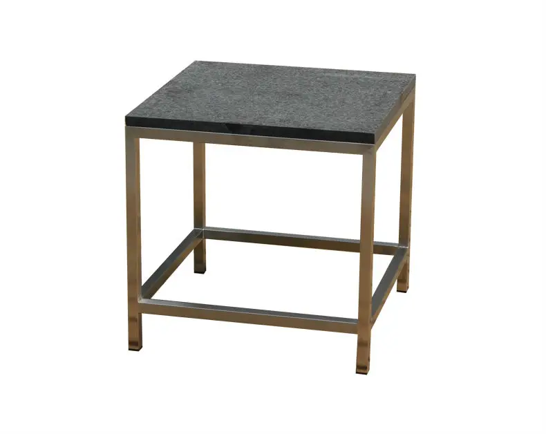 Открытый стол из нержавеющей стали с гранитом сверху садовый для патио мебель на открытом воздухе