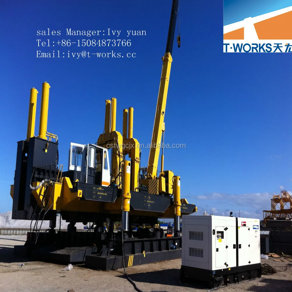ZYC 600 hydraulic static pile driver /jacking pile machine