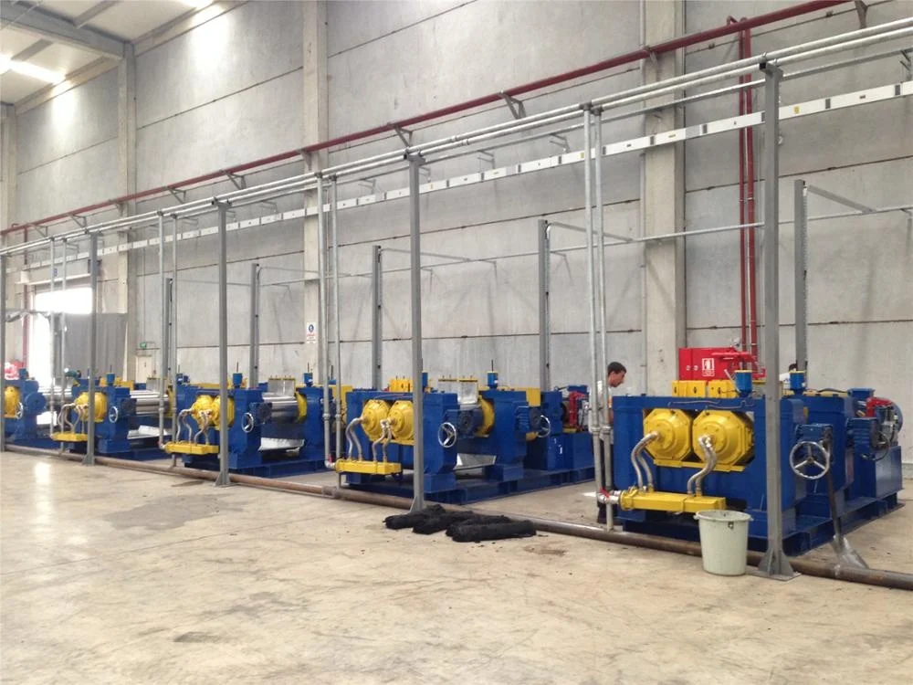 
Tire recycling reclaim rubber sheet making machine 