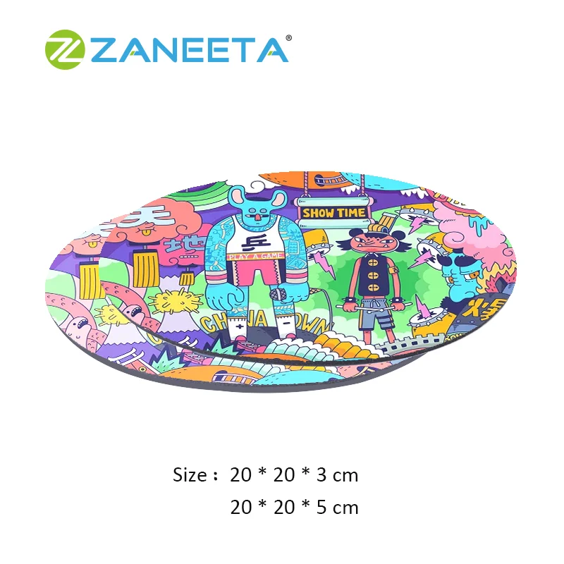 Custom round mouse pad for sublimation printing logo