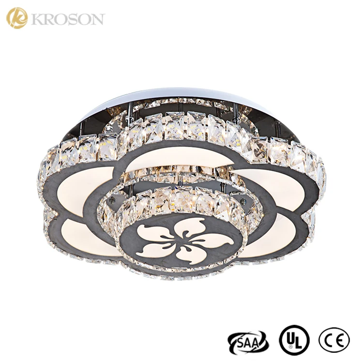 Новые и уникальные продукты Современные светодиодные Crystal Light 230 В потолочный светильник