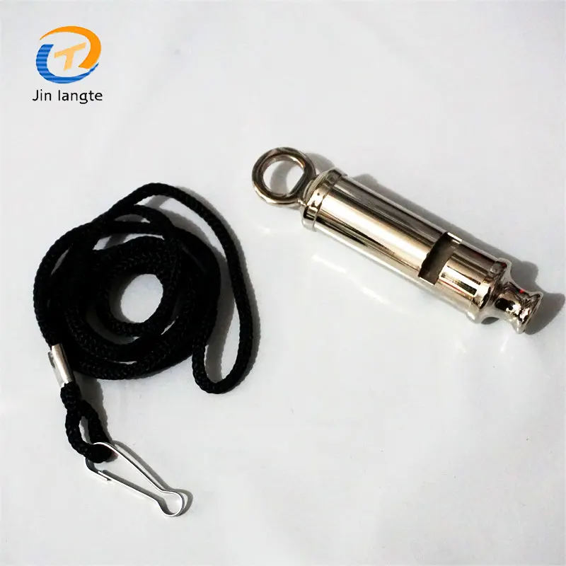 Высококачественный медный безопасный свисток для собак на заказ со шнурком новейший металлический