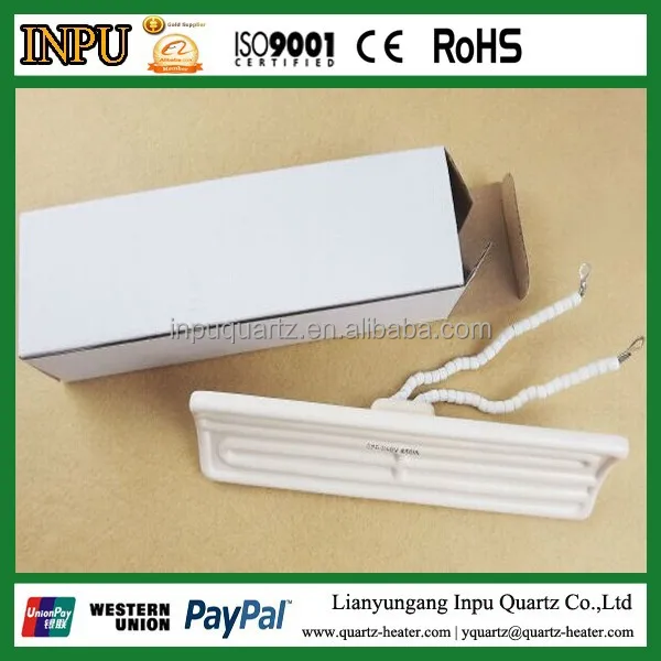 250W Infra-red Ceramic Heating Elements For Vacuum Forming Machine