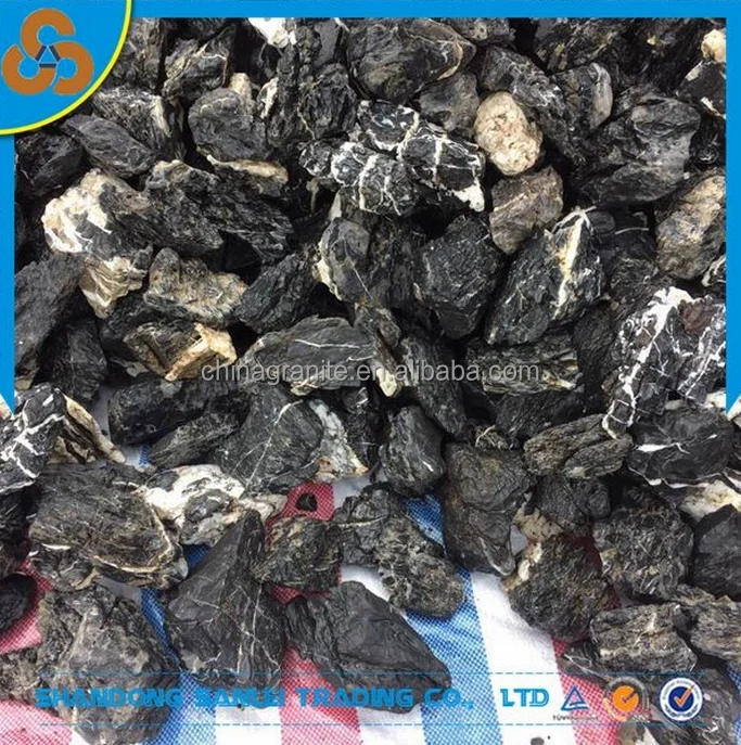 Wholesale Low Price Blue and White Fish tank Decoration Aquarium Stone