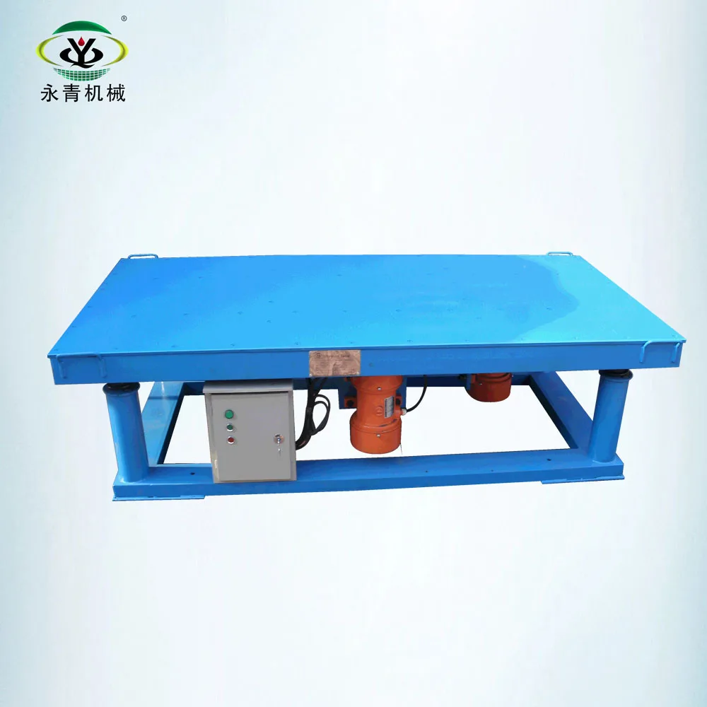Special design shaker table vibration for mould making with durable structure