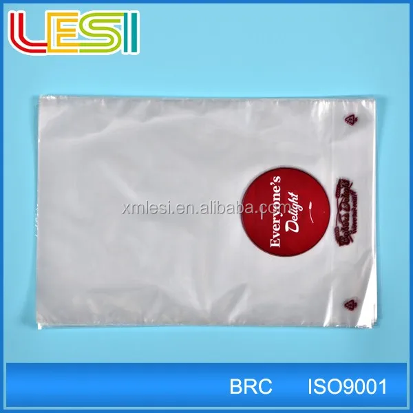 High Quality Biodegradable Food Packaging Gusset Plastic Bread Bag with Custom Design