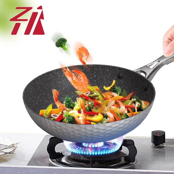 New Arrival Forged Aluminum Non Stick Fry Pan with lid