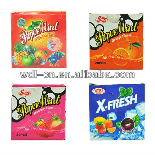 
Wholesale popping candy in bulk mint tablet fresh strips 