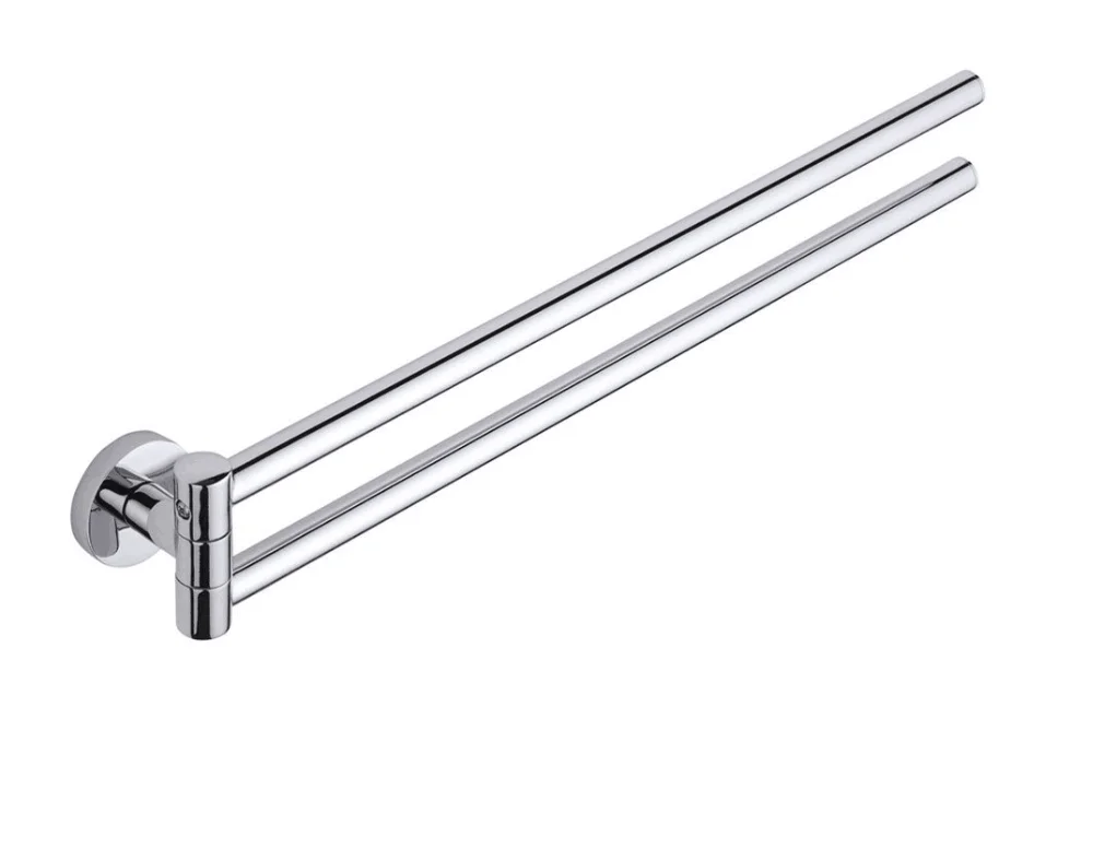 
High Quality Brass Bath Extension Towel Bar Double Towel Bar Chrome 