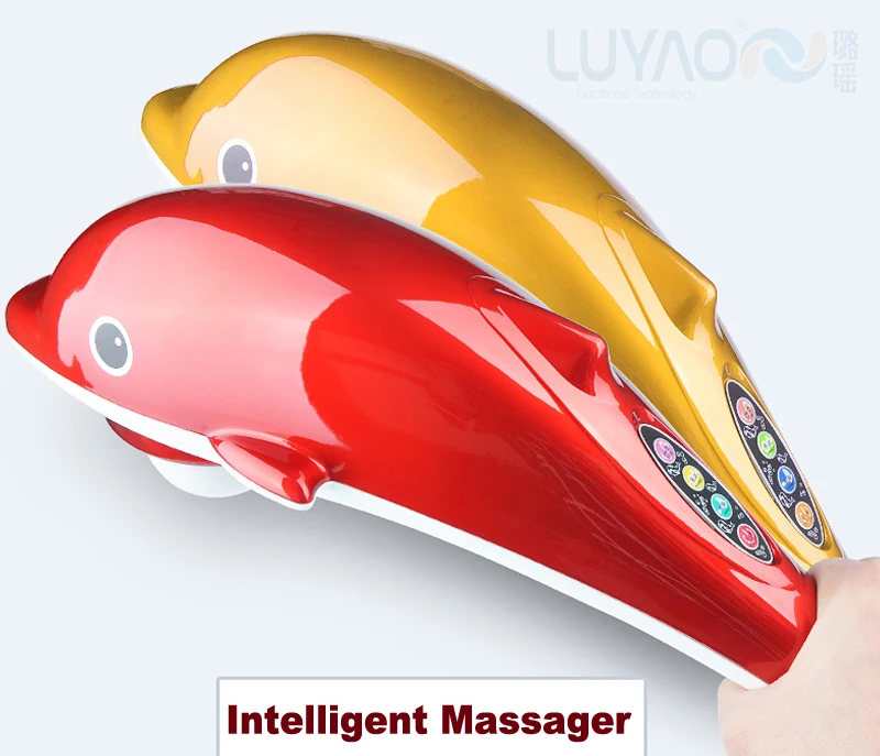 Luyao LY-606B-1 infrared heat vibration handheld dolphin massager