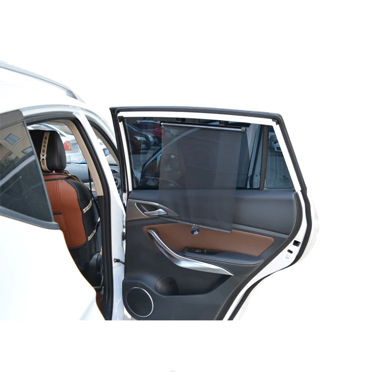 Рекламный нейлоновый сетчатый выдвижной роликовый полиэфирный автомобильный солнцезащитный козырек