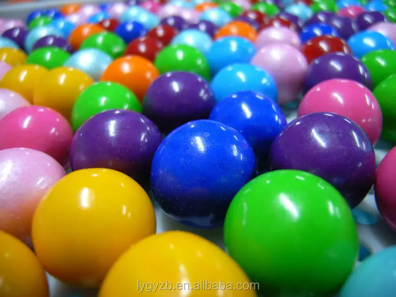 
small ball shape bubble gum with natural colour 