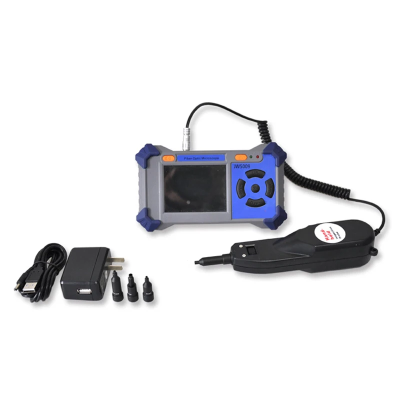 Fiber Inspection Probe Tool Kits with One Click Cleaning Pen and Cleaning Box and Camera Function