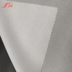 China manufacturer PES microdot clothing 100 polyester woven interlining