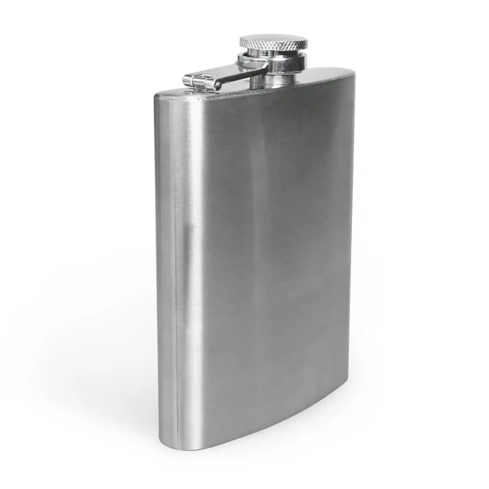 8 Oz 100% Stainless Steel Hip Flask Set With.Bonus