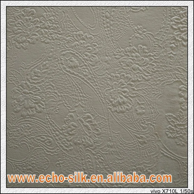 100% silk  cloque jacquard classical silk fabric for duchess dress