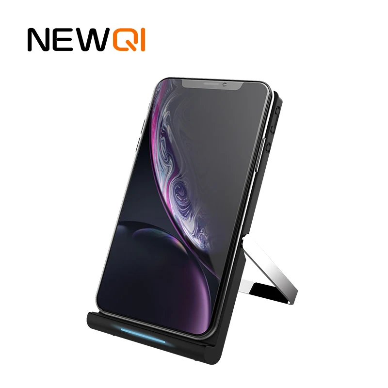 2019 ShenZhen Factory High Quality Fast 10W Wireless Charger Stand for iPhone X wireless stand charging for Samsung