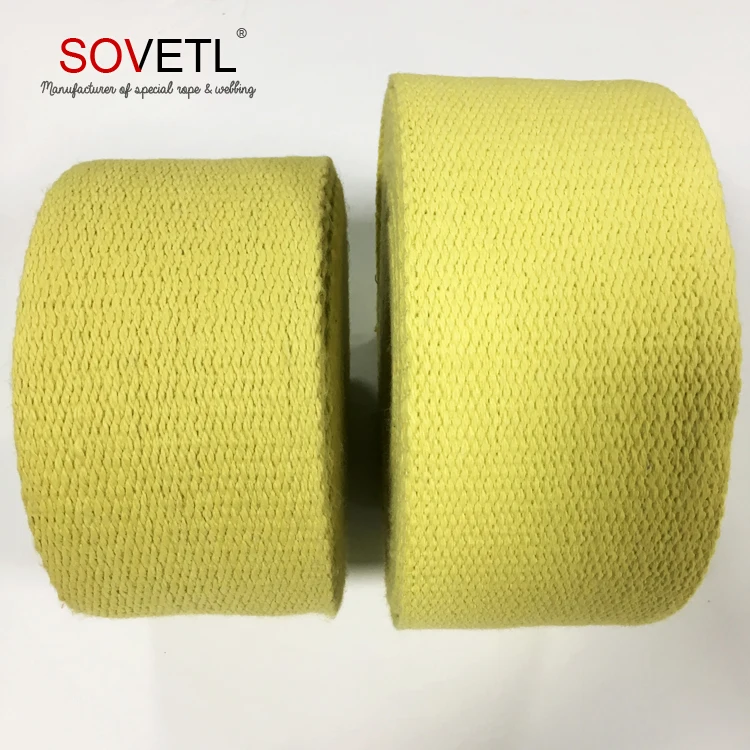 
Factory Direct aramid spun fiber webbing enduring fire torch wick 