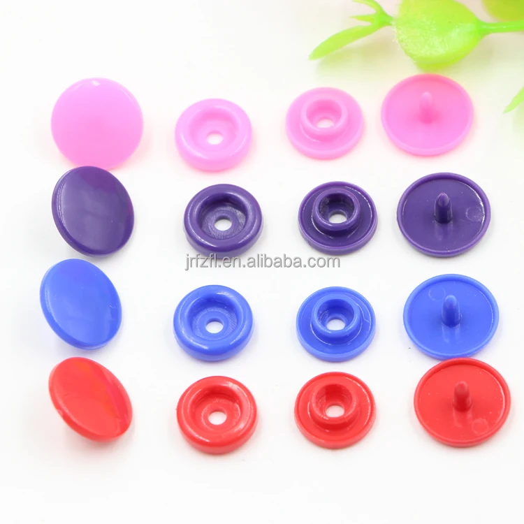 PLASTIC RESIN POM BLUE WHITE SNAP BUTTON FASTENERS PRESS STUD POPPERS T3/T5/T8