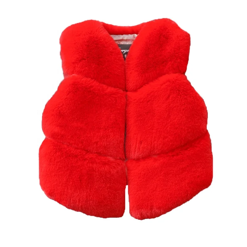 
Baby Girl Faux Fur Coats Wholesale Fur Latest Waistcoat Design For Girl 